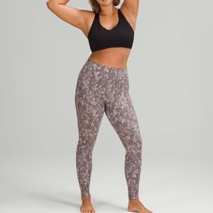Lululemon align leggings - hideaway camo lunar rock multi